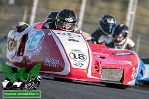 Mark Codd sidecar racing at Mondello Park