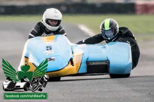 Tommy Fitzsimons sidecar racing at Bishopscourt Circuit