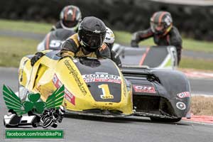 Mark Gash sidecar racing at Bishopscourt Circuit