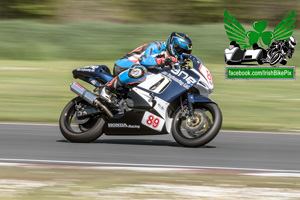 Daryl Aston motorcycle racing at Kirkistown Circuit