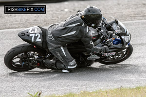 Martin Burnett motorcycle racing at the Mondello Park