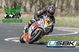 Matt Burns motorcycle racing at Kirkistown Circuit