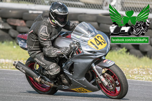Wayne Bussell motorcycle racing at Kirkistown Circuit