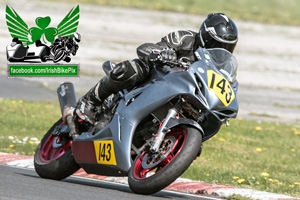 Wayne Bussell motorcycle racing at Kirkistown Circuit