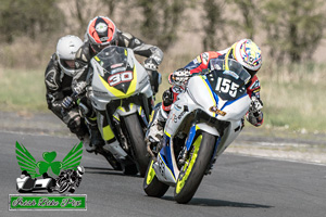 Jonny Campbell motorcycle racing at Kirkistown Circuit