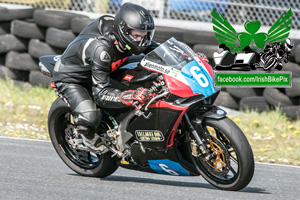 Robert Caulfield motorcycle racing at Kirkistown Circuit