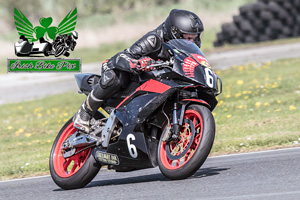 Robert Caulfield motorcycle racing at Kirkistown Circuit