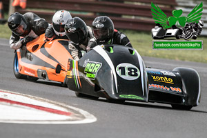Mark Codd sidecar racing at Bishopscourt Circuit
