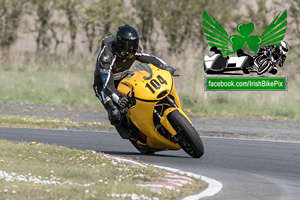Alan Duffy motorcycle racing at Kirkistown Circuit