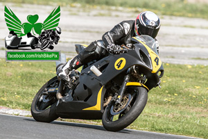 Andy Dunlop motorcycle racing at Kirkistown Circuit