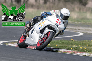 Trevor Elliott motorcycle racing at Kirkistown Circuit
