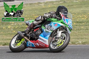 Cahal Graham motorcycle racing at Kirkistown Circuit