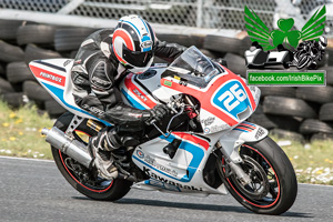 Tom Greenwood motorcycle racing at Kirkistown Circuit