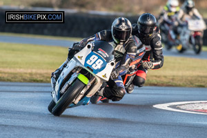 Luke Houston motorcycle racing at the Sunflower Trophy, Bishopscourt Circuit