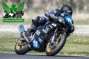 Ken Lenehan motorcycle racing at Kirkistown Circuit