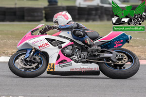 Yvonne Montgomery motorcycle racing at Bishopscourt Circuit