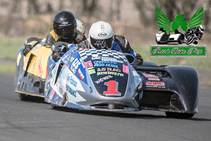 Peter O'Neill sidecar racing at Kirkistown Circuit
