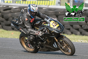 Paul Rowland motorcycle racing at Kirkistown Circuit