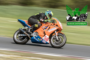 Samantha Scott motorcycle racing at Kirkistown Circuit