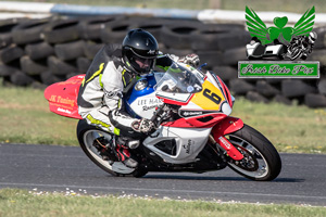 John Shields motorcycle racing at Kirkistown Circuit