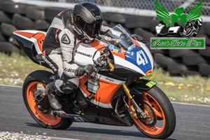 Katerina Sourkova motorcycle racing at Kirkistown Circuit