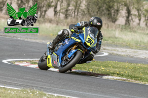 Aaron Uprichard motorcycle racing at Kirkistown Circuit