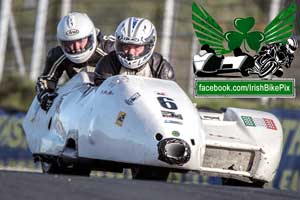 Frank Clarke sidecar racing at Mondello Park