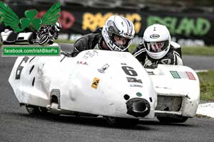 Frank Clarke sidecar racing at Mondello Park