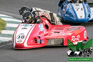 Mark Codd sidecar racing at Mondello Park