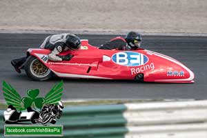 Mark Codd sidecar racing at Mondello Park