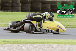 Mark Gash sidecar racing at Bishopscourt Circuit