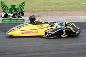 Mark Gash sidecar racing at Mondello Park