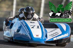 Ciaran Gordon sidecar racing at Mondello Park