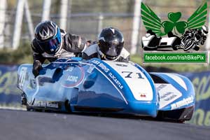 Ciaran Gordon sidecar racing at Mondello Park