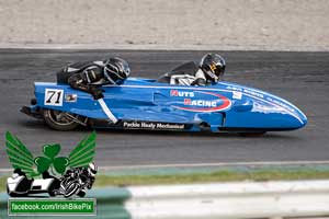 Ciaran Gordon sidecar racing at Mondello Park