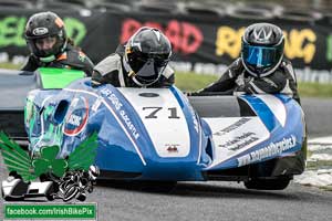 Ciaran Gordon sidecar racing at Mondello Park