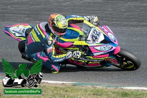 Luke Johnston motorcycle racing at Mondello Park