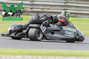 Andy Kennedy sidecar racing at Bishopscourt Circuit