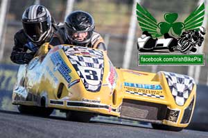 Scobby Killough sidecar racing at Mondello Park