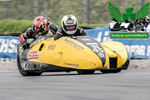 Derek Lynch sidecar racing at Mondello Park