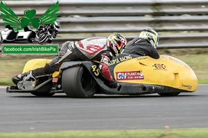 Derek Lynch sidecar racing at Bishopscourt Circuit