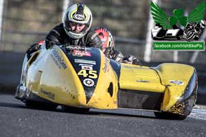 Derek Lynch sidecar racing at Mondello Park