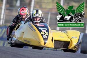 Derek Lynch sidecar racing at Mondello Park