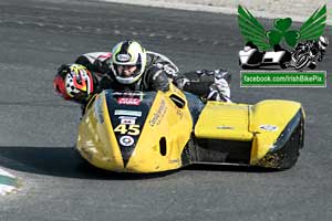 Derek Lynch sidecar racing at Mondello Park