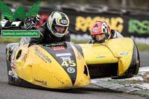 Derek Lynch sidecar racing at Mondello Park