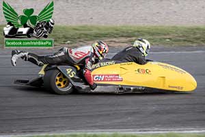 Anto McDonnell sidecar racing at Mondello Park