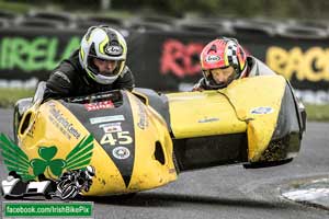 Anto McDonnell sidecar racing at Mondello Park