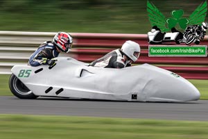 Philip McNally sidecar racing at Bishopscourt Circuit