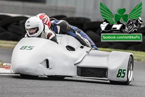 Philip McNally sidecar racing at Bishopscourt Circuit