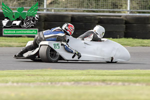 Philip McNally sidecar racing at Bishopscourt Circuit